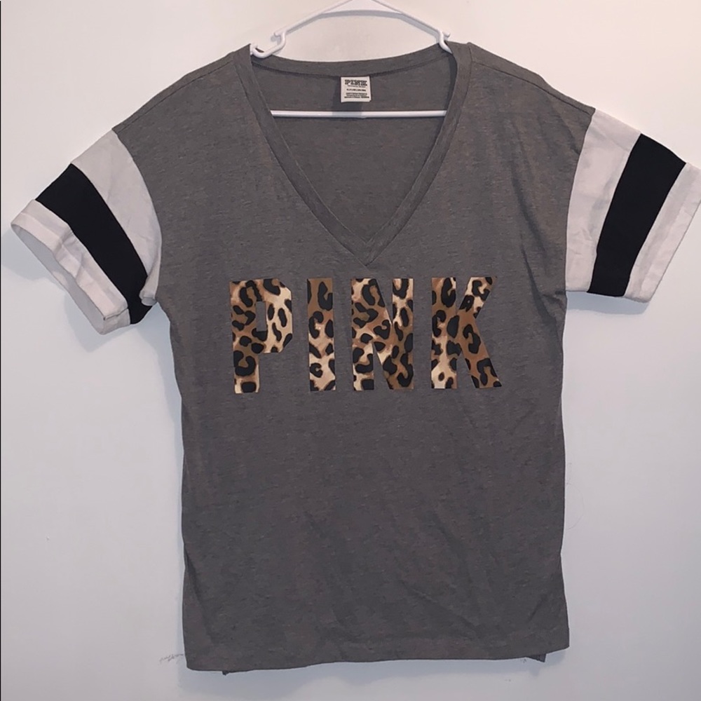 Cheetah print PINK shirt Victoria’s Secret